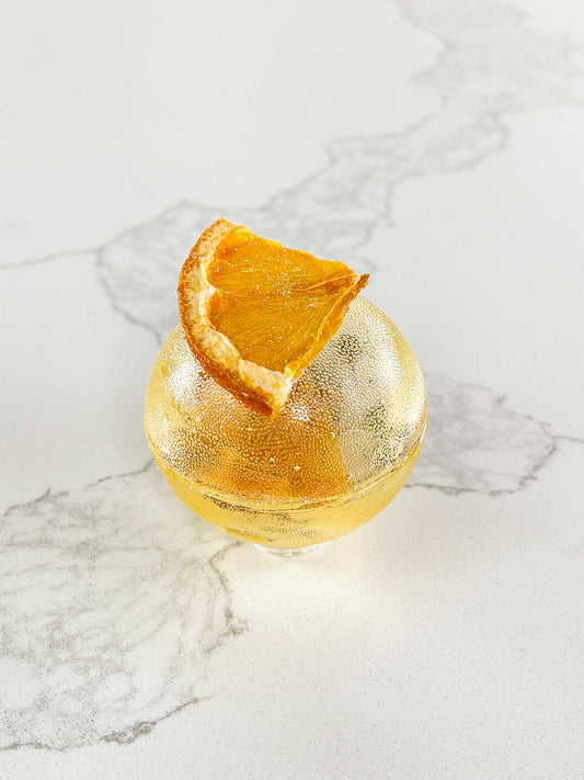 Bombe de thé pêche orange