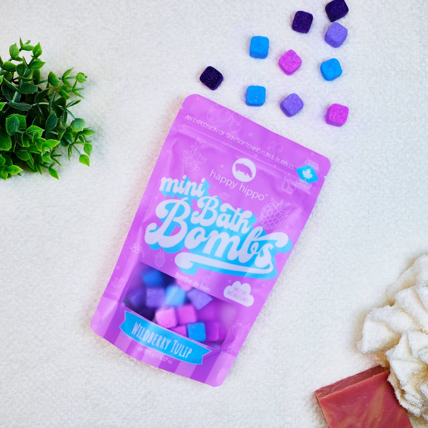 Tulipe Sauvage - Mini bombes de bain - Sac cadeau