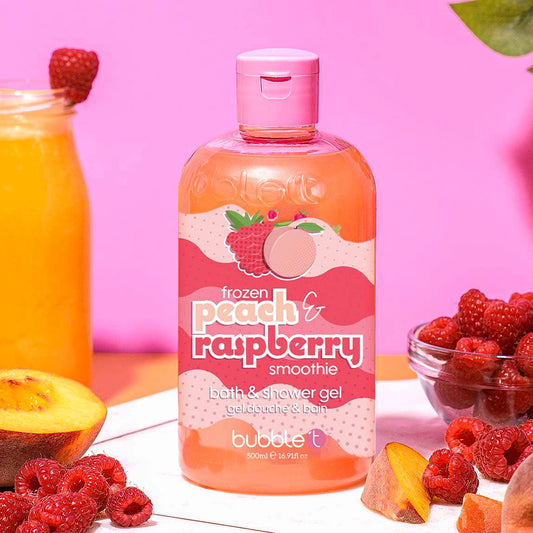 Nettoyant pour le corps smoothie pêche et framboise (500 ml)