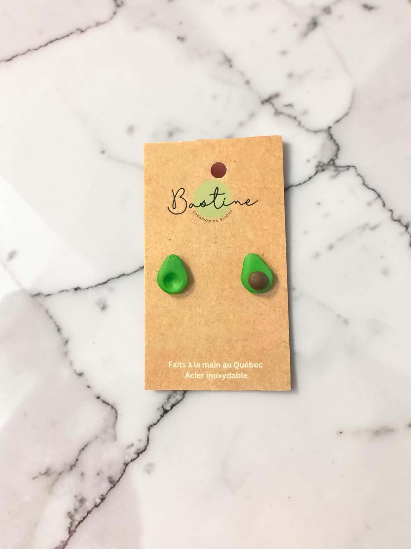 Earring avocado