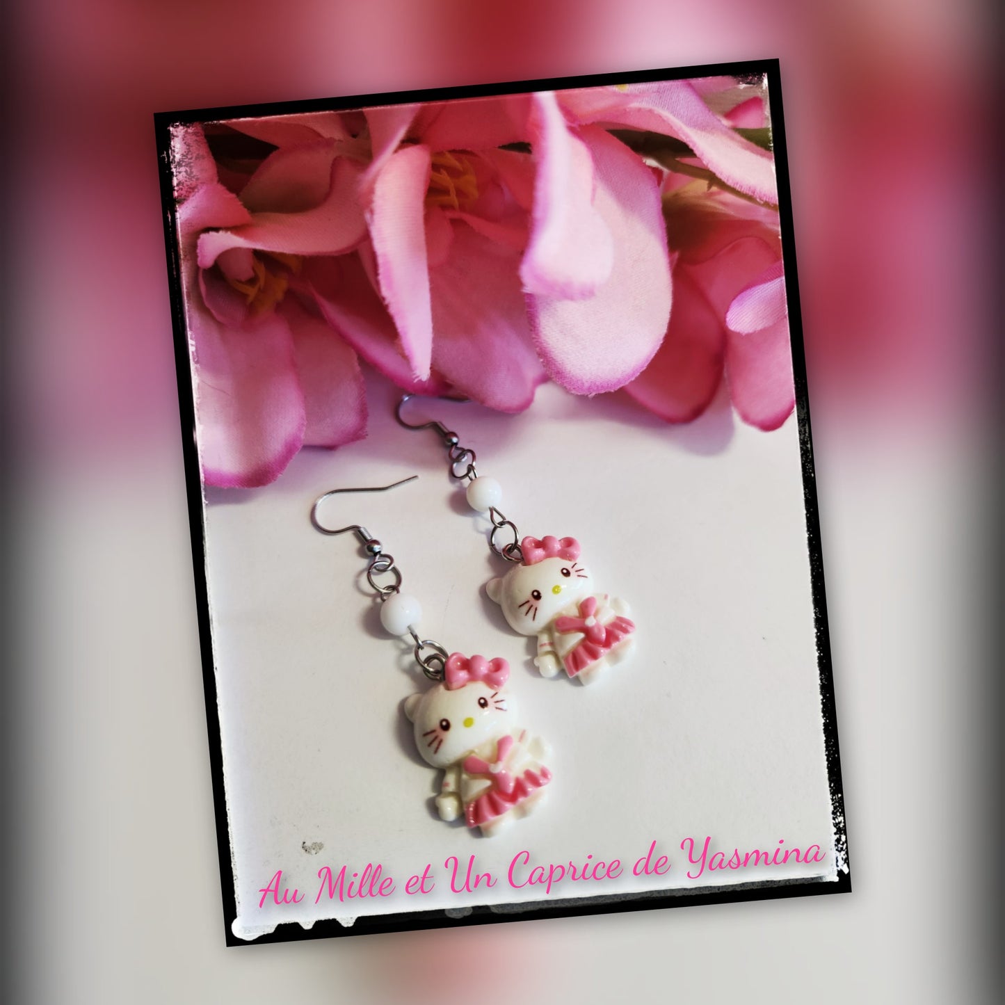 Boucles d'oreilles • Chat