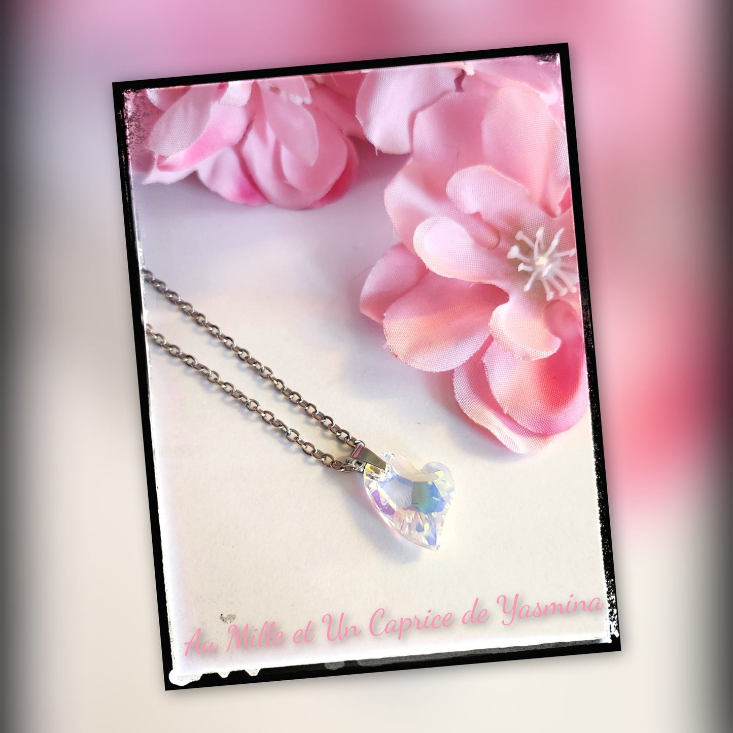 Cœur – Collier minimaliste délicat – Acier inoxydable – Cadeau intemporel