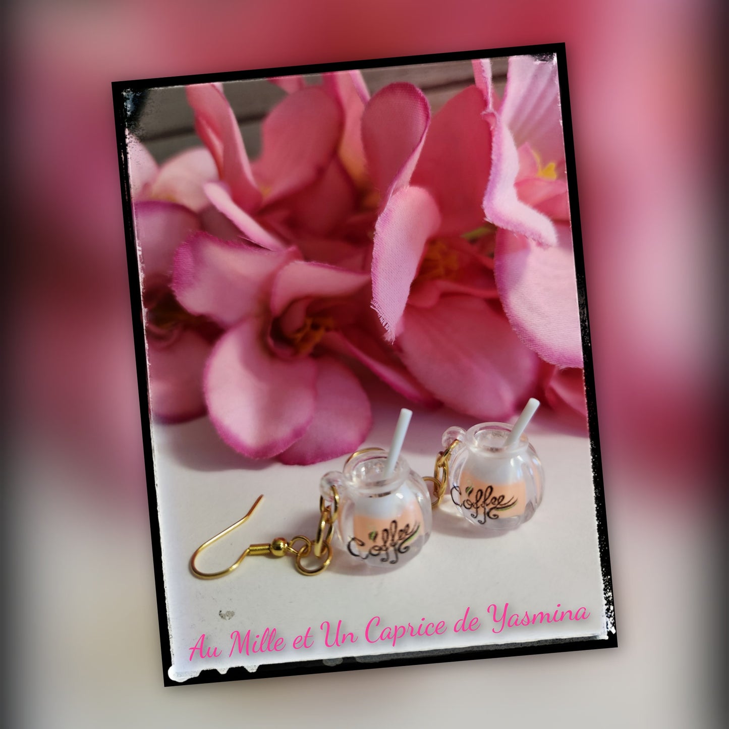 Boucles d'oreilles • Café