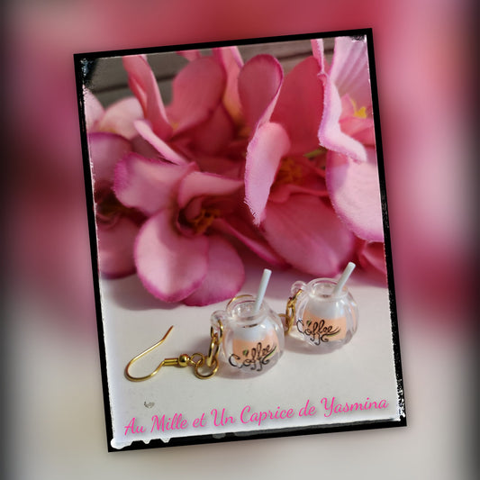 Earrings • Coffee