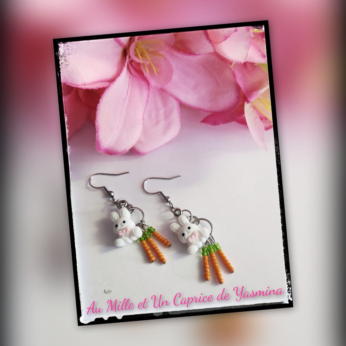 Boucles d'oreilles • Lapin