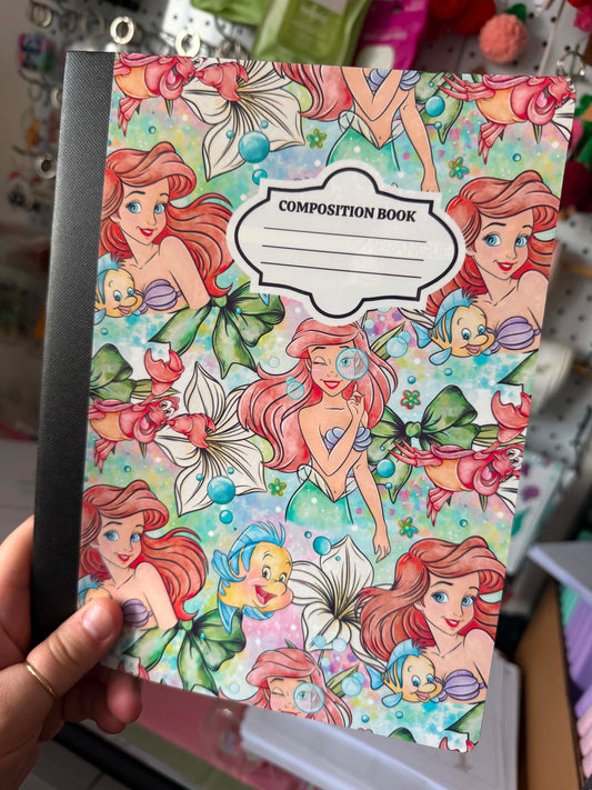 Princess - Composition Notebook – 7x10 inches, 100 Lined Pages – Trendy Stationery