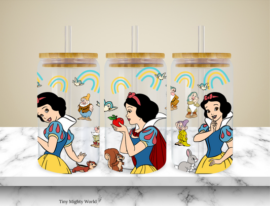 UV DTF Decal or Glass Cup – 16oz Cup or Transfer Sheet Option -  Princess