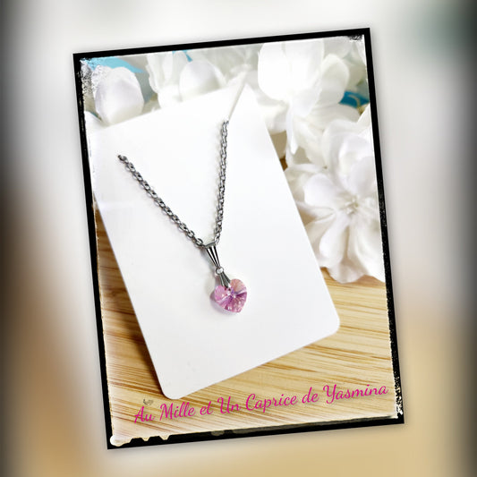 Heart - Delicate Minimal Necklace – Stainless steel – Timeless Gift