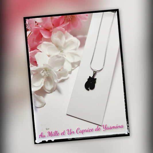 Cat - Delicate Minimal Necklace – Stainless steel – Timeless Gift