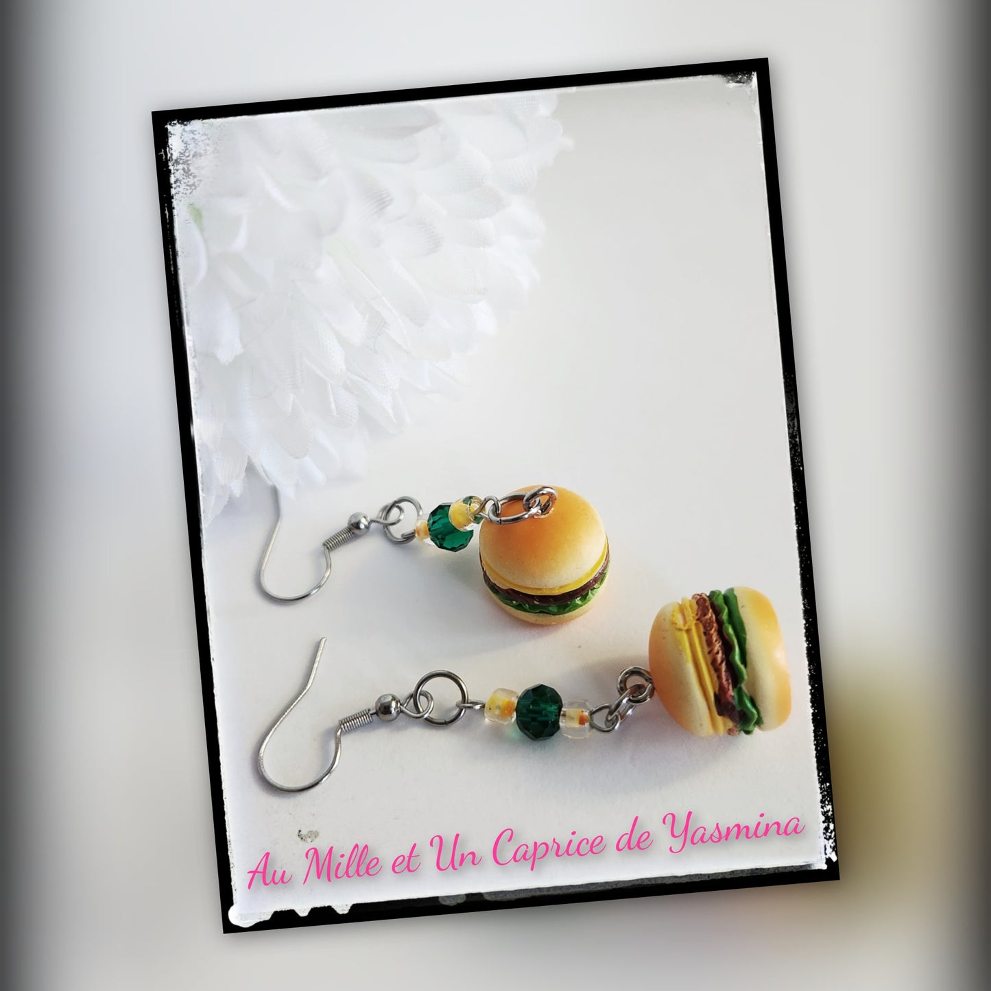 Boucles d'oreilles • Burger