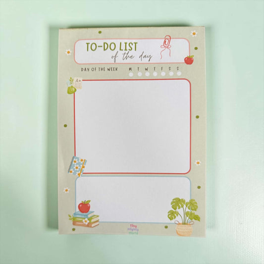 To do list Notepad A5