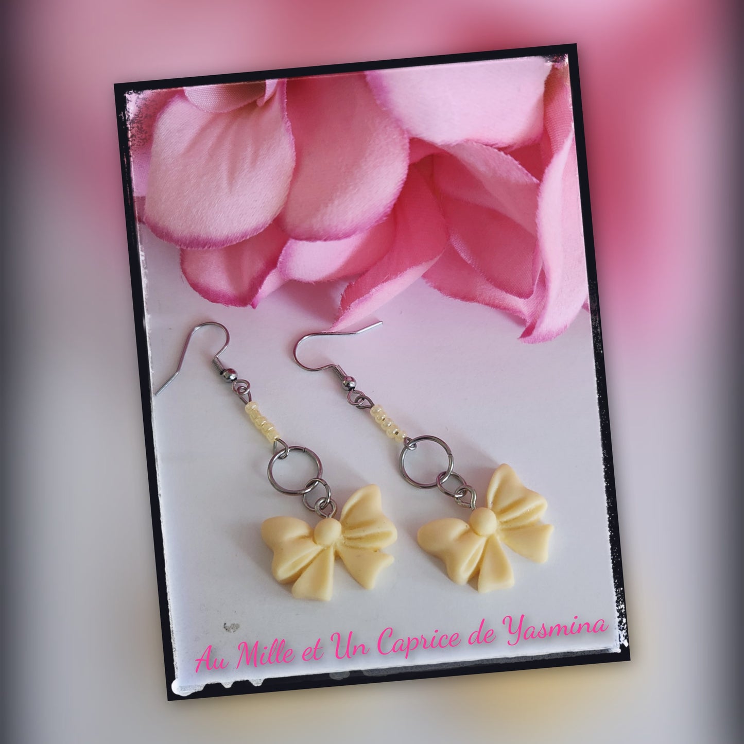 Earrings • Yellow Ribbon