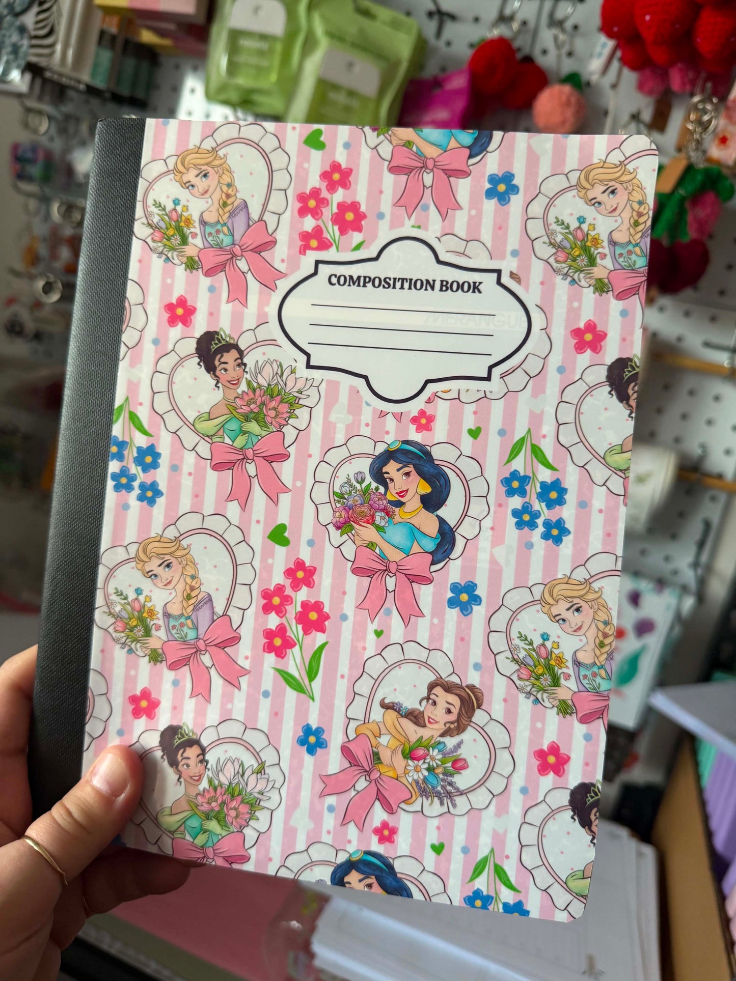 Princesse - Cahier de composition – 7x10 pouces, 100 pages lignées – Papeterie tendance