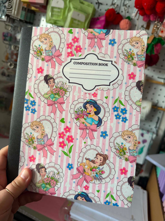 Princess - Composition Notebook – 7x10 inches, 100 Lined Pages – Trendy Stationery