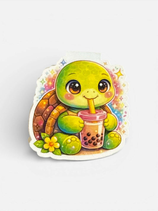 Turtle-Cut Magnetic Bookmark – Artistic Page Holder - 1 unit