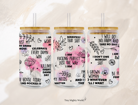 UVDTF TRANSFER CUP WRAP - RTS - Self Care